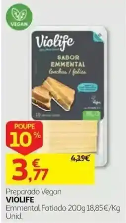 Auchan Violife Emmental Fatiado promoção