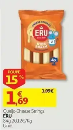 Auchan Queijo Cheese Strings ERU promoção