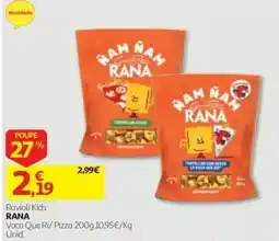Auchan Ravioli Kids Rana Vaca Que Ri/ Pizza promoção
