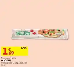 Auchan Massa p/ Pizza Auchan promoção