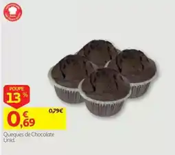 Auchan Queques de Chocolate promoção
