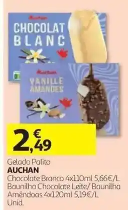 Auchan Gelado Palito Auchan promoção