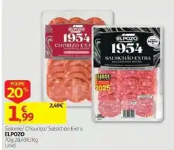 Auchan Salame/ Chouriço/ Salsichão Extra Elpozo promoção