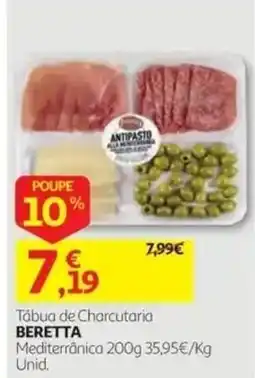Auchan Tábua de Charcutaria Beretta Mediterrânica promoção