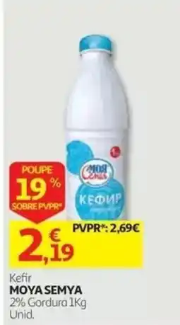 Auchan Kefir Moya Semya promoção