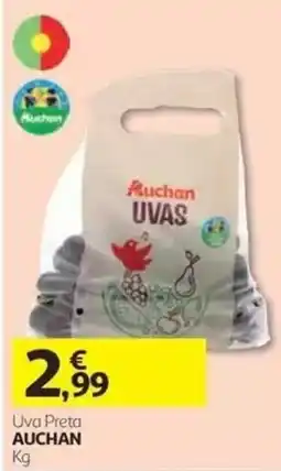Auchan Uva Preta Auchan promoção