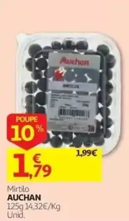 Auchan Mirtilo Auchan promoção