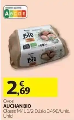 Auchan ovos auchan bio promoção