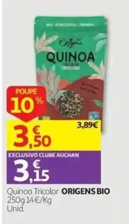 Auchan Quinoa Tricolor Origens Bio promoção