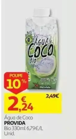 Auchan Água de Coco Provida promoção