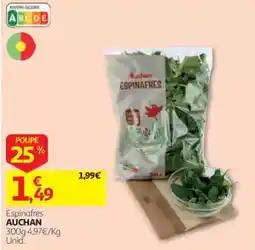 Auchan espinafres auchan promoção