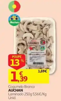 Auchan Cogumelo Branco Auchan promoção