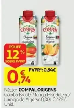 Auchan Néctar compal origens promoção