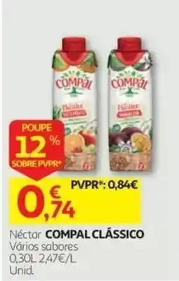 Auchan Néctar compal clássico promoção