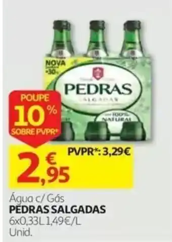 Auchan Água c/ Gás PEDRAS SALGADAS promoção
