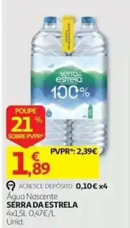 Auchan Água Nascente Serra da Estrela promoção