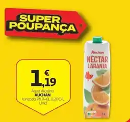 Auchan Água Alcalina Auchan promoção