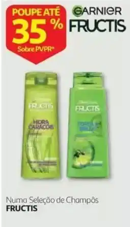 Auchan Garnier fructis numa seleção de champôs fructis promoção