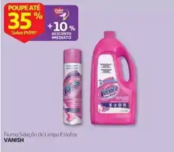 Auchan Vanish limpa estofos promoção
