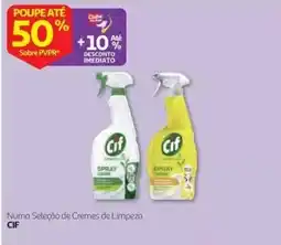Auchan Cif Spray Creme promoção