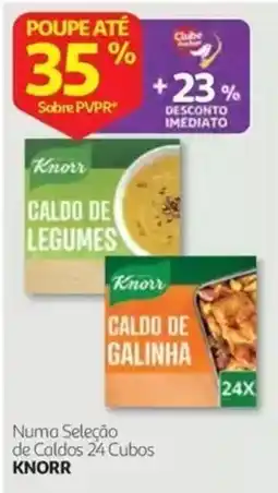 Auchan Caldos 24 Cubos Knorr promoção
