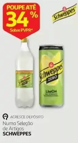 Auchan Schweppes Zero Limón promoção
