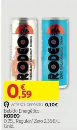 Auchan Bebida Energética Rodeo promoção