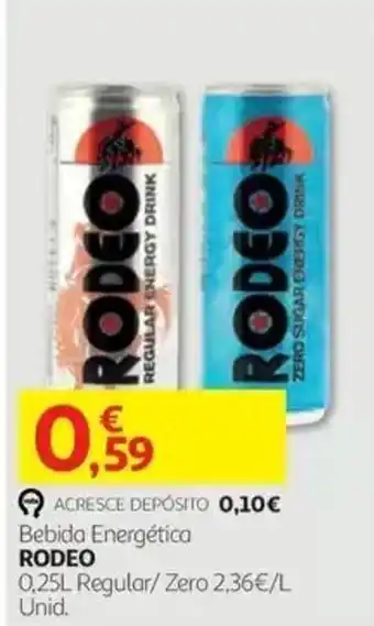 Auchan Bebida Energética Rodeo promoção
