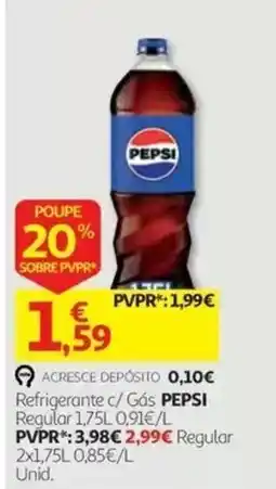 Auchan Refrigerante c/ Gás PEPSI Regular promoção