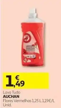 Auchan Lava Tudo Auchan Flores Vermelhas promoção