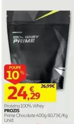 Auchan Proteína 100% Whey Prozis promoção