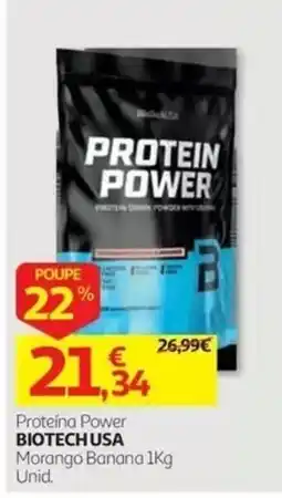 Auchan Proteína Power Biotech Usa promoção