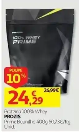 Auchan Proteína 100% Whey Prozis promoção