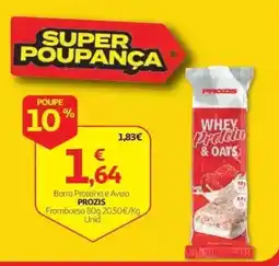 Auchan Barra Proteína e Aveia Prozis promoção