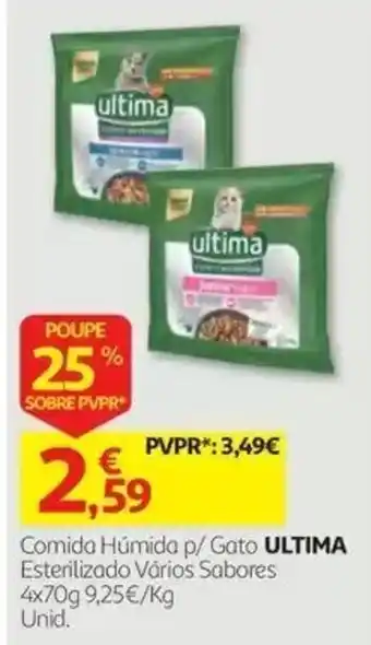 Auchan comida húmida p/ gato ultima promoção