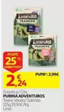 Auchan Snacks p/ Cão Purina Adventuros promoção