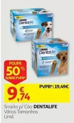 Auchan Snacks p/ Cão DENTALIFE promoção