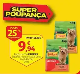 Auchan Ração p/ Cão FRISKIES promoção