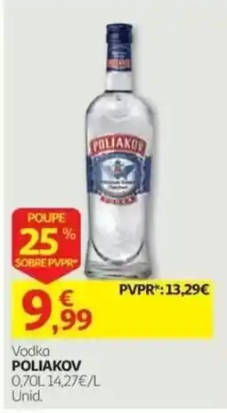 Auchan Vodka Poliakov promoção