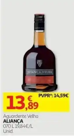 Auchan Aguardente Velha Aliança promoção