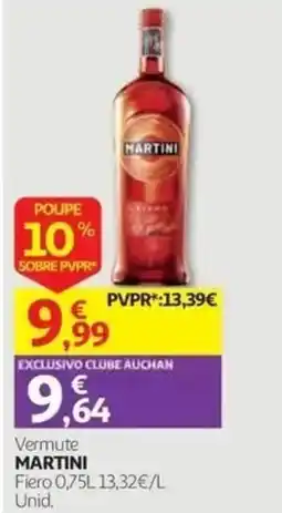 Auchan Vermute martini promoção