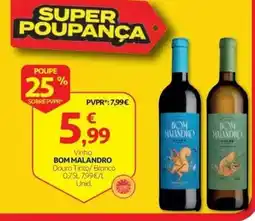 Auchan Vinho Bom Malandro promoção