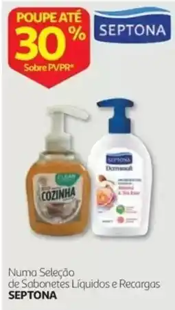 Auchan Sabonetes Líquidos e Recargas Septona promoção