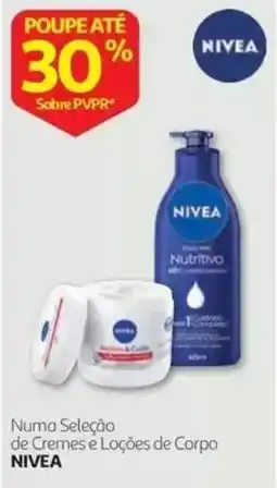Auchan Nivea numa seleção de cremes e loções de corpo promoção