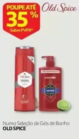 Auchan Old Spice numa seleção de géis de banho promoção