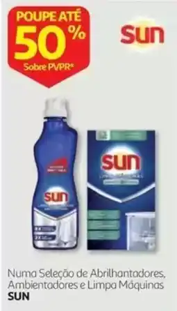 Auchan Abrilhantadores Ambientadores e Limpa Máquinas Sun promoção