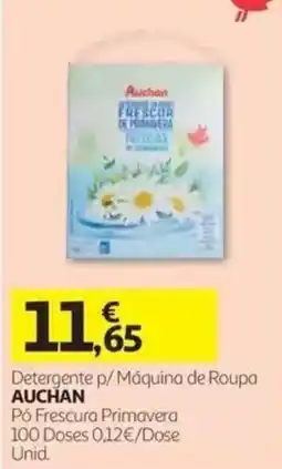 Auchan Detergente p/ Máquina de Roupa Auchan Pó Frescura Primavera promoção
