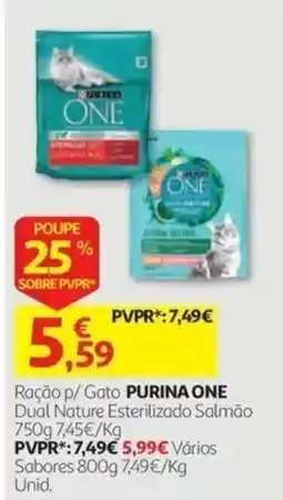 Auchan Ração p/ Gato Purina One promoção