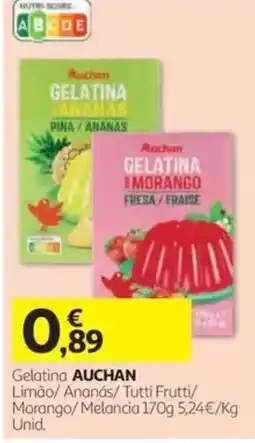 Auchan Gelatina auchan promoção