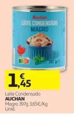 Auchan Leite Condensado Auchan Magro promoção